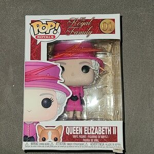 Queen Elizabeth II funko pop missing corgi in‎ box